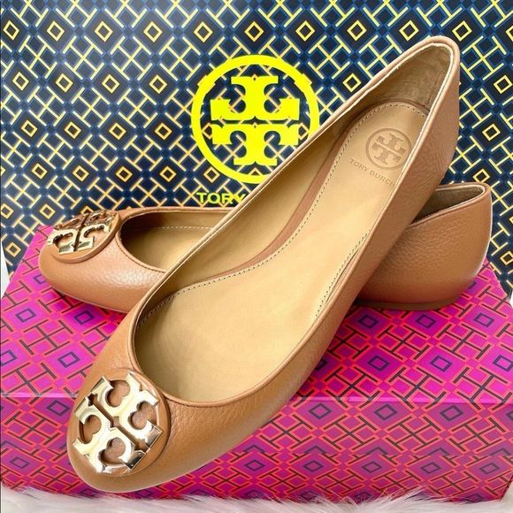 Tory Burch Claire Ballet Leather Flats